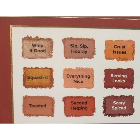 TOO FACED ~ PUMPKIN SPICE SECOND SLICE EYE SHADOW PALETTE ~ BOXED - Picture 4 of 4